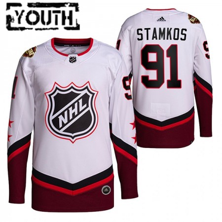 Tampa Bay Lightning Steven Stamkos 91 2022 NHL All-Star Wit Authentic Shirt - Kinderen